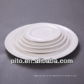 P &amp; T porcelana facoty redondo placas de cerámica, plato de servir, platos de porcelana